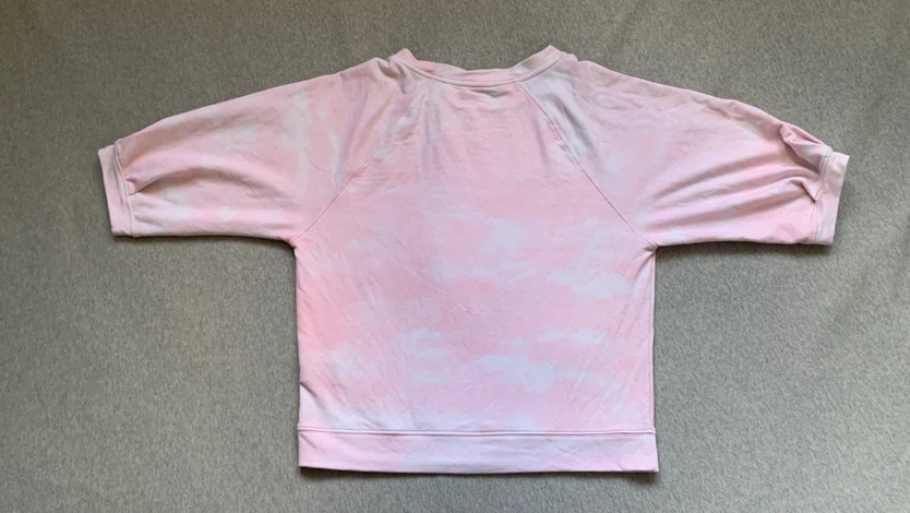 Zac & Rachel Pink Tie-Dye / Cloud Sweatshirt - Size Small - photo 2