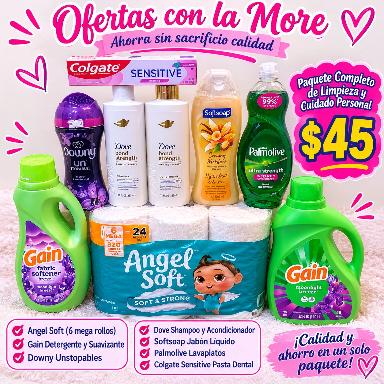 Household Cleaning and Personal Care Bundle