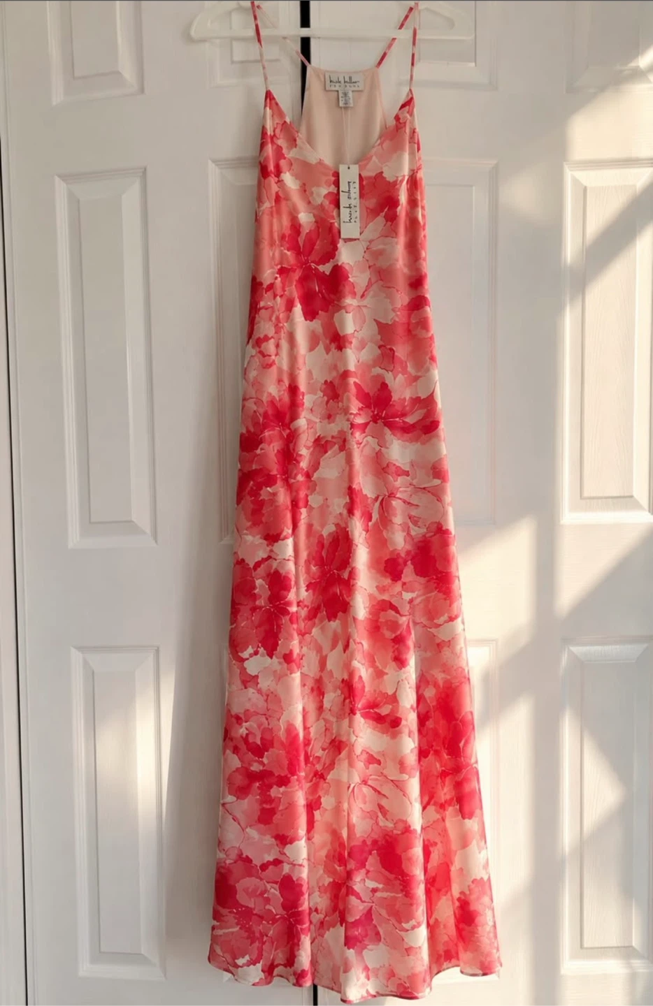 NEED GONE BY SUNDAY‼️Nicole Miller Pink Floral Maxi Dress - photo 4