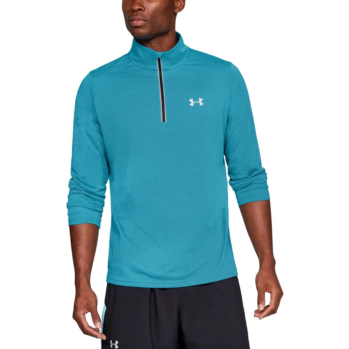 NEW Under Armour RUN Threadborne 1/4 Zip (Large) Electric Blue