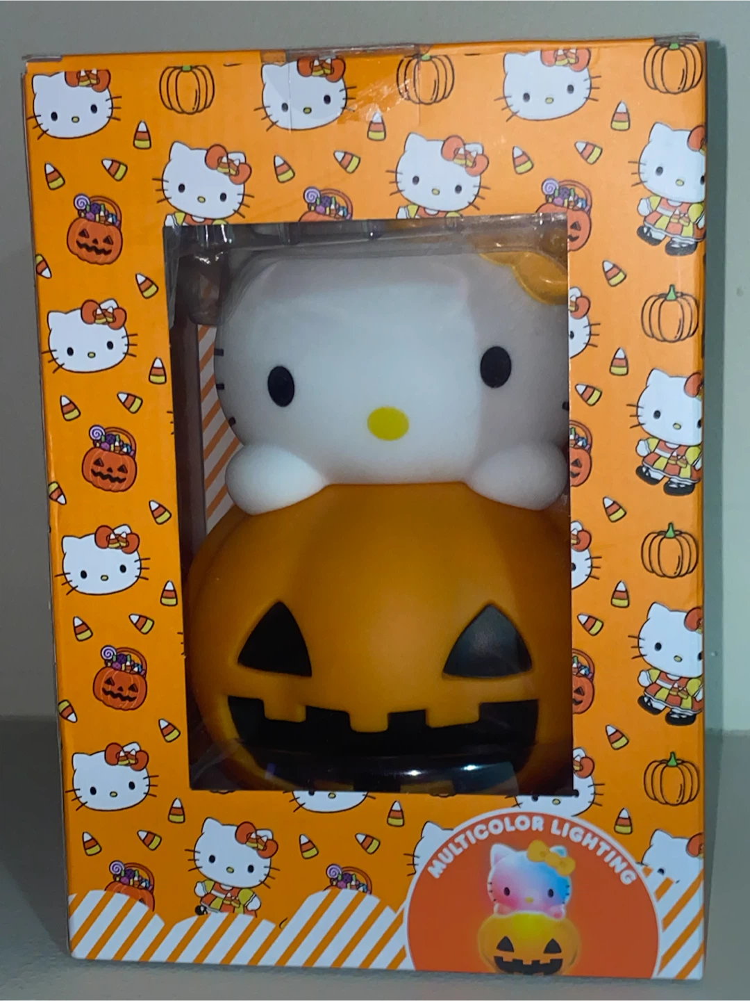 Hello Kitty Halloween Pumpkin Light