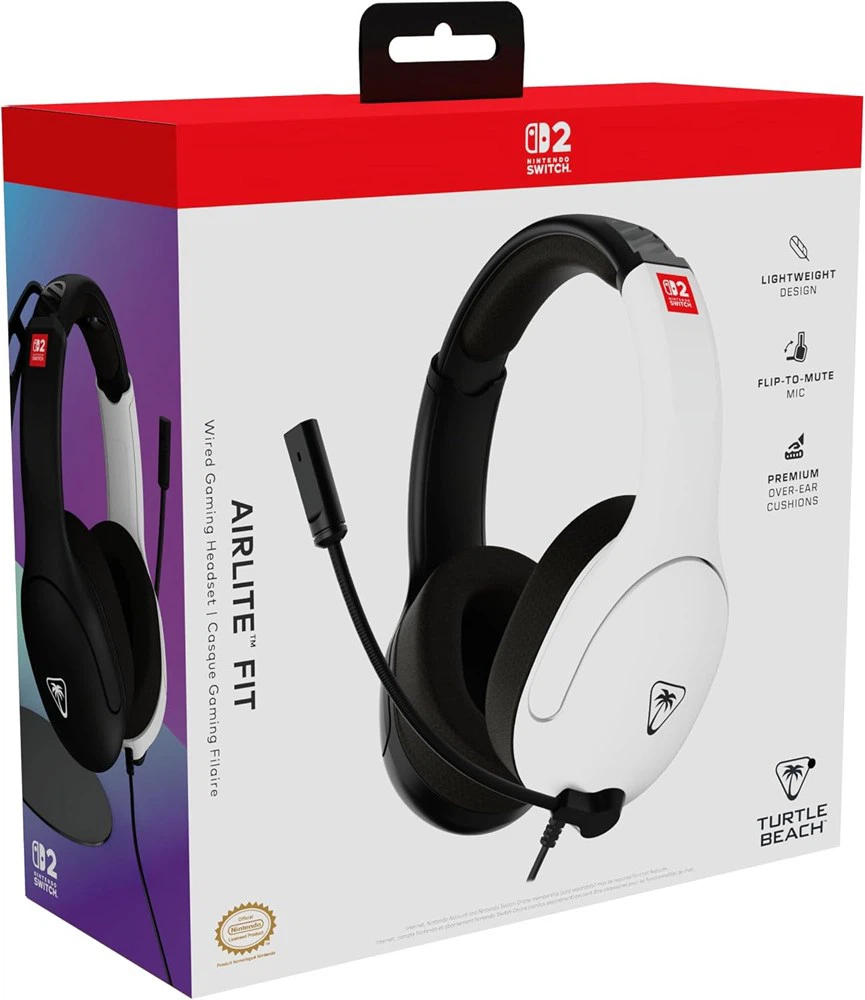 TURTLEBEACH Airlite Wired Gaming Headset Nintendo Switch New - photo 3
