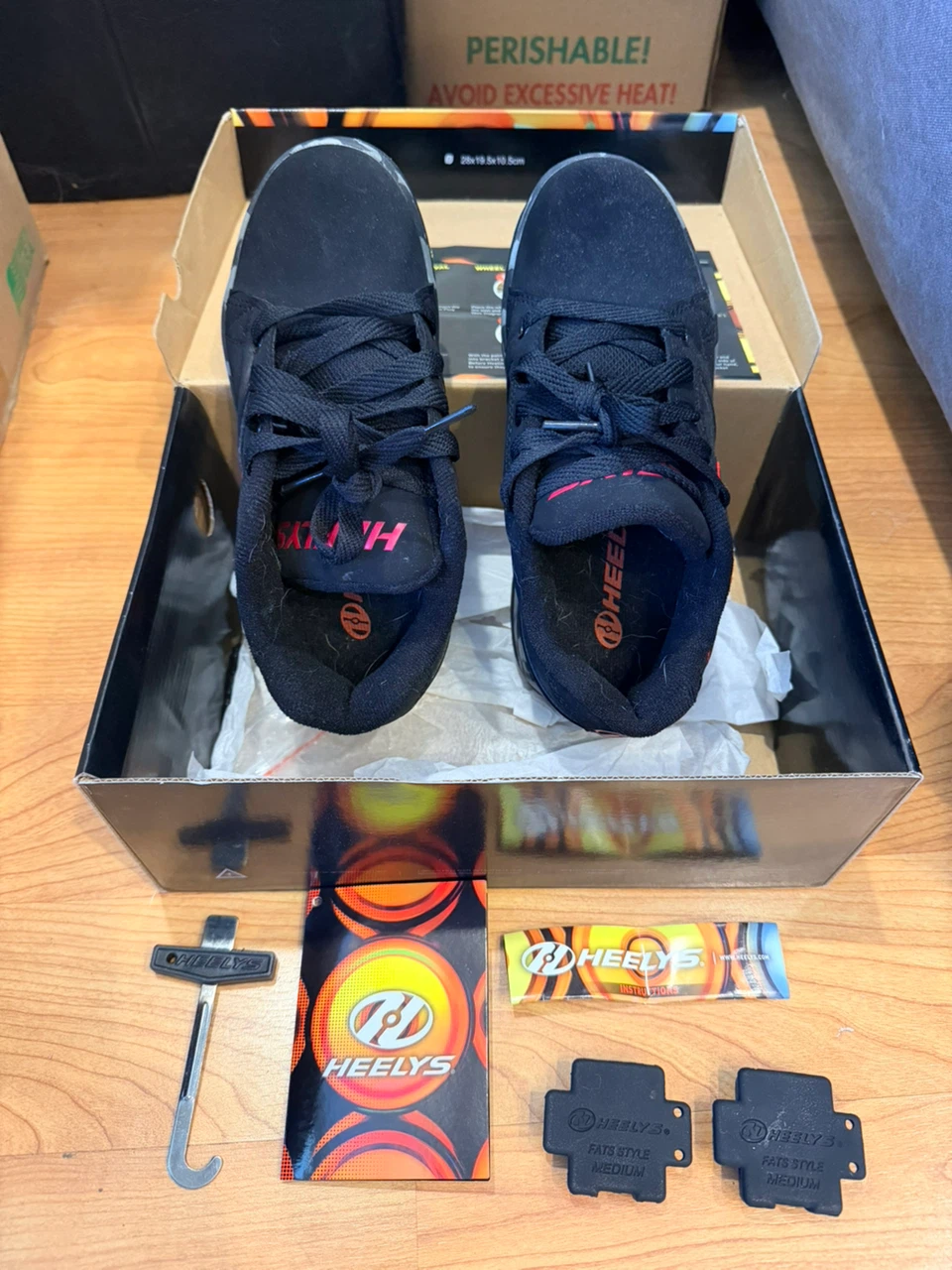 Heelys Propel 2.0 Youth Size 3 Black and Red - photo 3