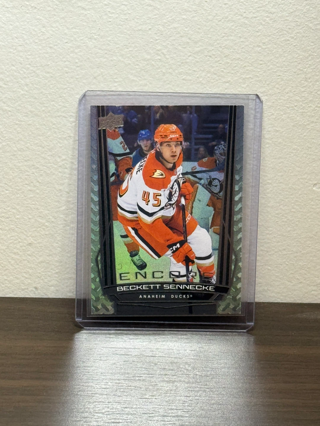 Upper Deck Encore Beckett Sennecke Hockey Card