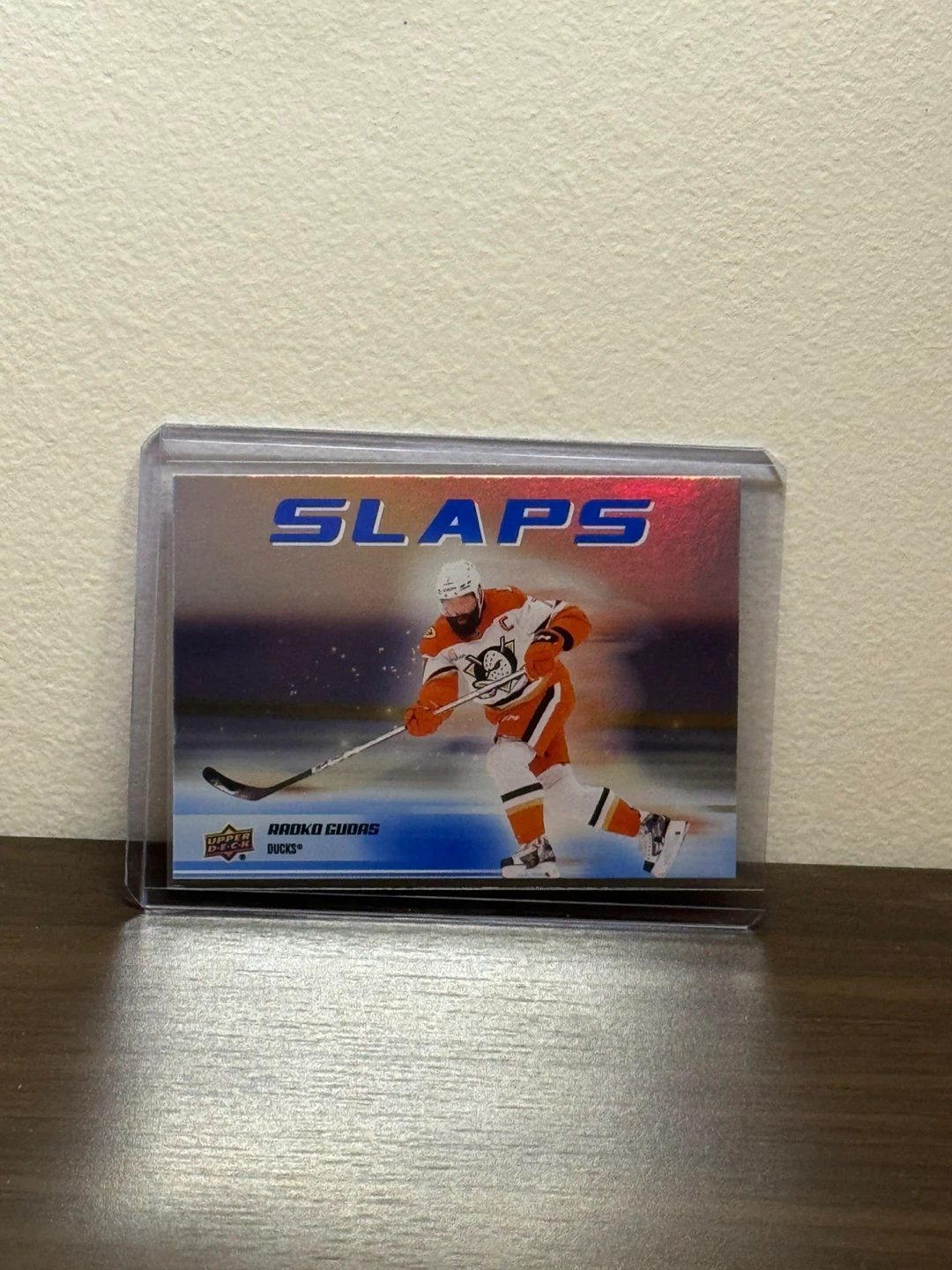 Upper Deck Radko Gudas Slaps Hockey Card