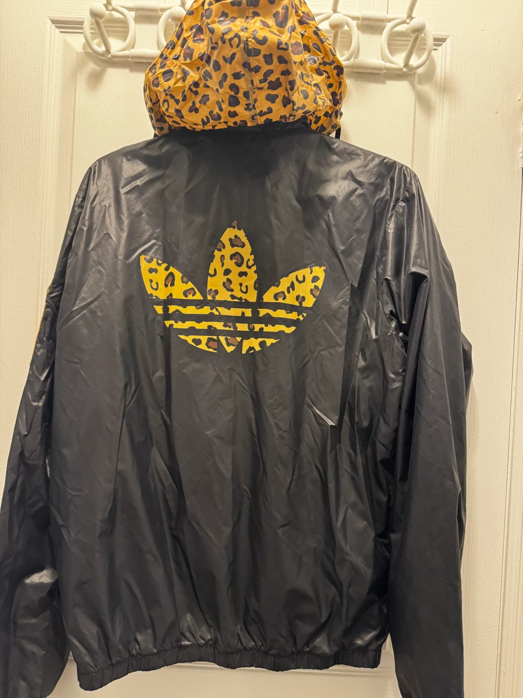 Adidas Originals Leopard Print Windbreaker Jacket - photo 2