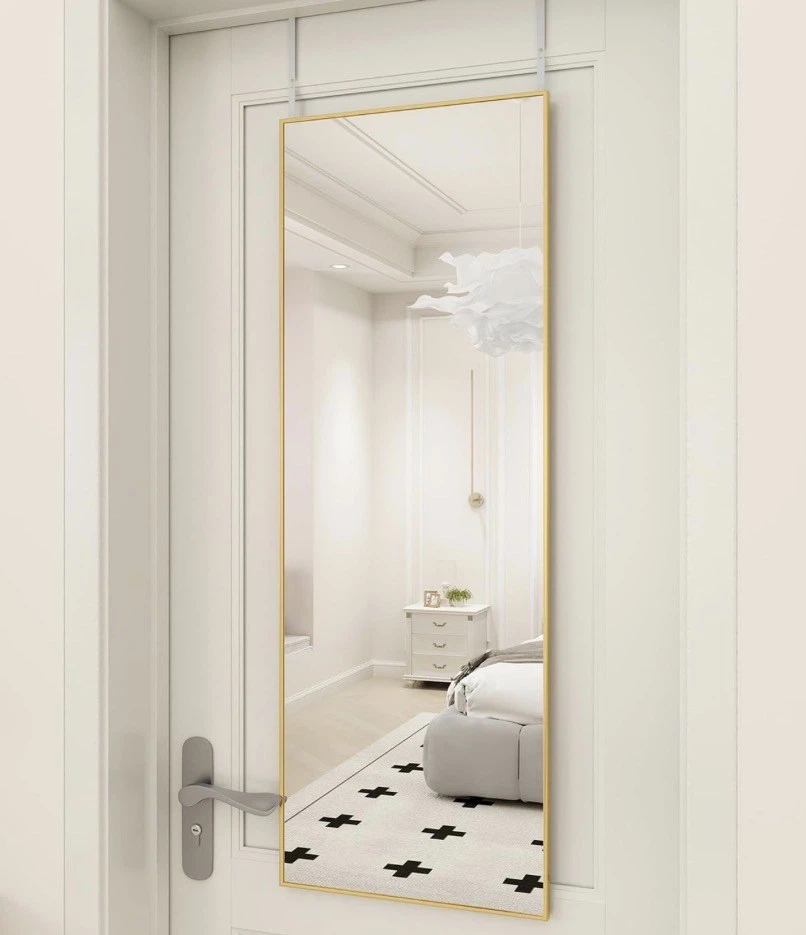 BEAUTYPEAK® Over The Door Full Length Mirror - 16x50” - New