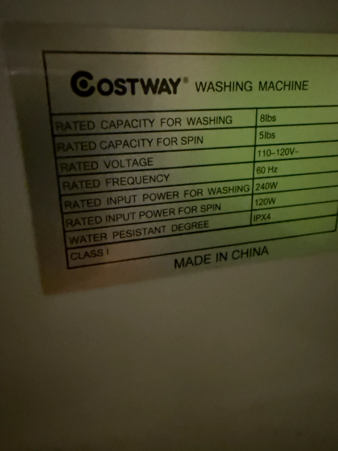 Costway Portable Twin Tub Washing Machine - photo 4
