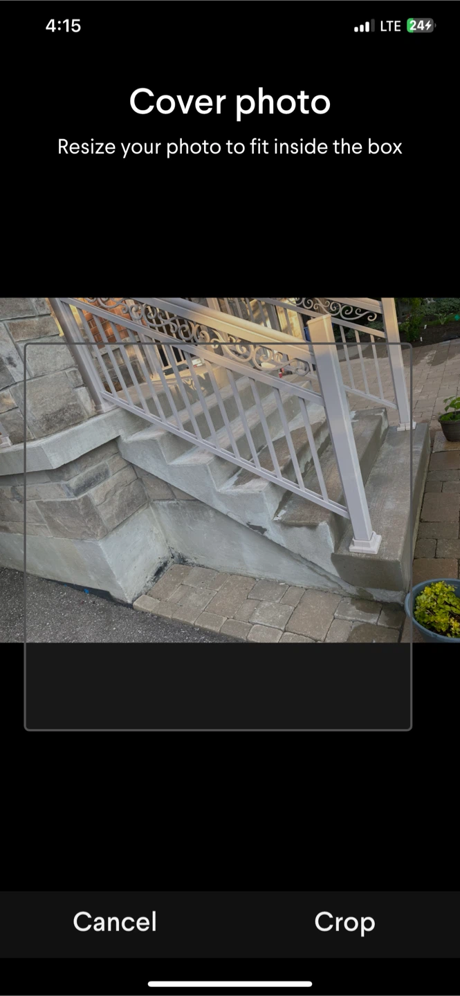 LIGHT OFF-WHITE Metal Outdoor Stair Railing