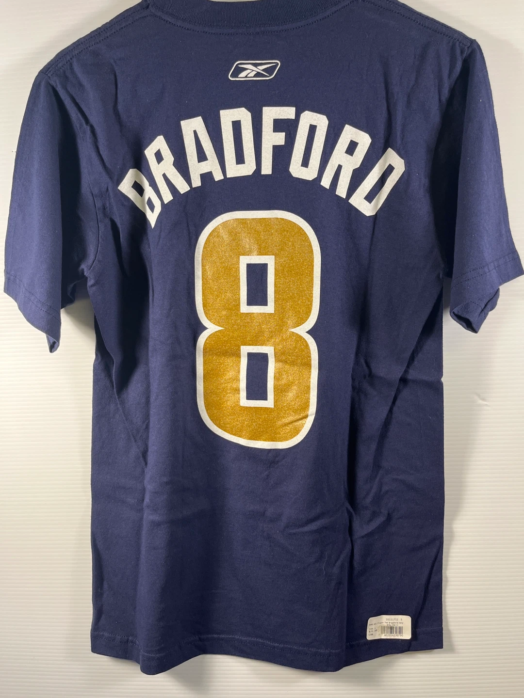 Reebok St. Louis Rams Bradford #8 T-Shirt Size Small