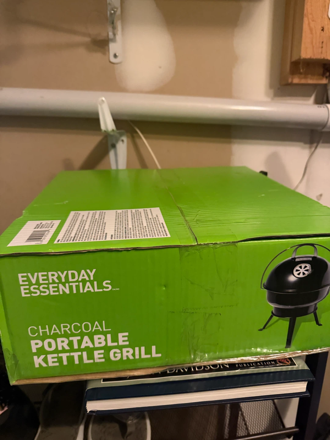Everyday Essentials Portable Kettle Charcoal Grill
