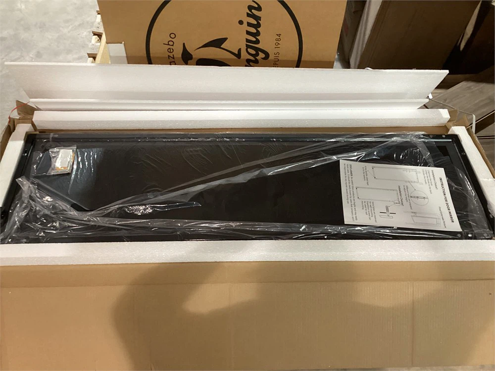 48x14 Over Door Full Length Mirror Hang/Wall Mounted Black - New - photo 4