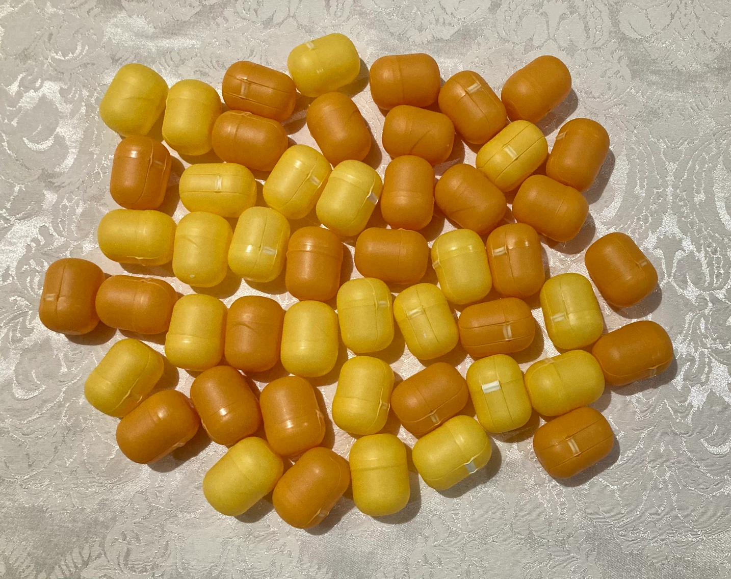 Lot of empty kinder surprise capsules / containers