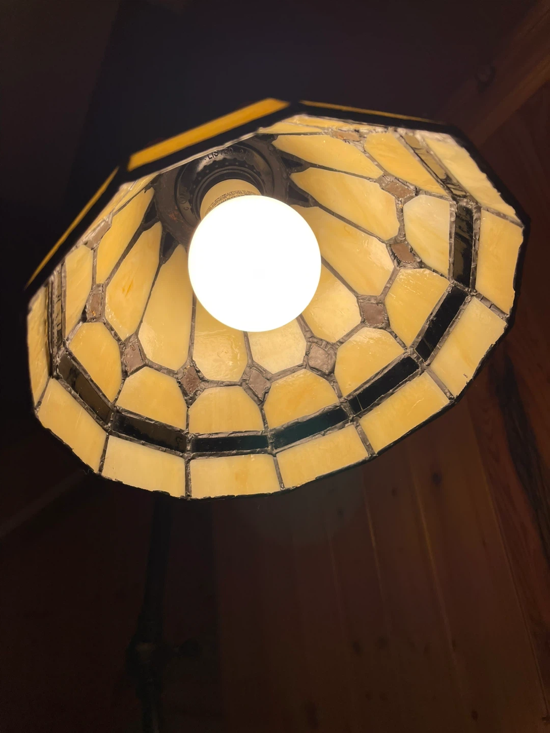 A beautiful Tiffany Style stained glass desk lamp - photo 5