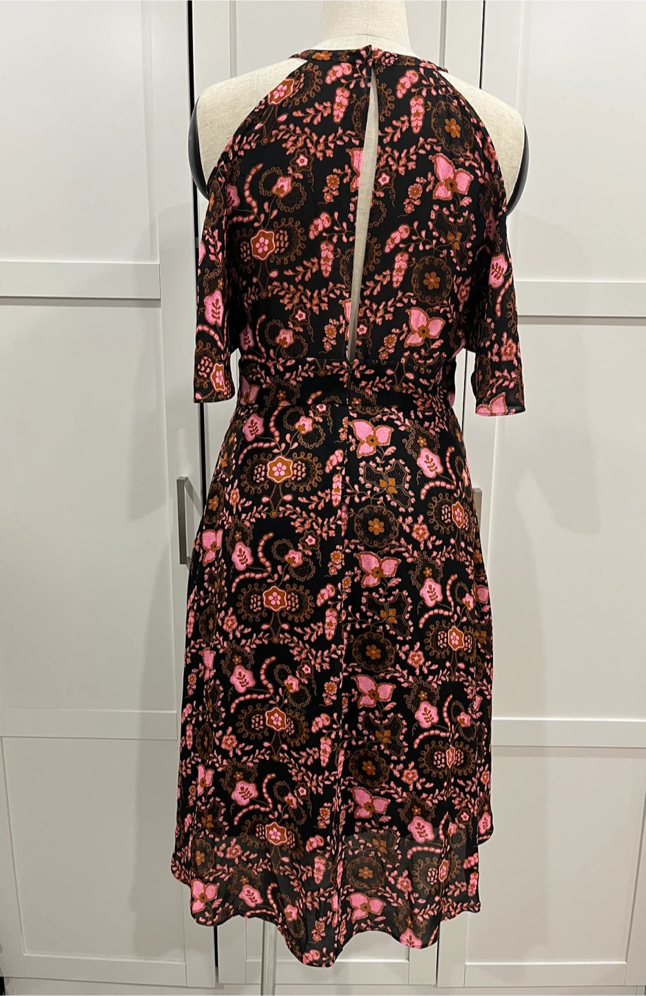 A.L.C.  Floral Cold-Shoulder Dress - photo 3