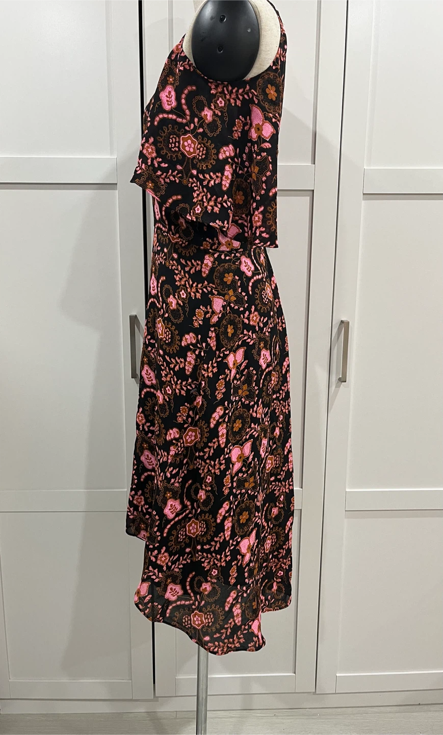 A.L.C.  Floral Cold-Shoulder Dress - photo 4