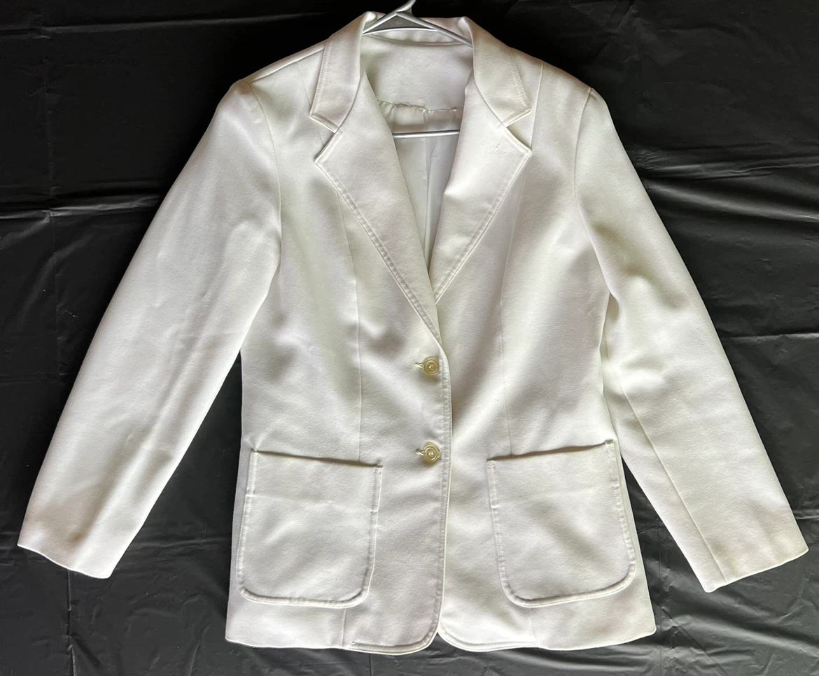 Classic White Blazer