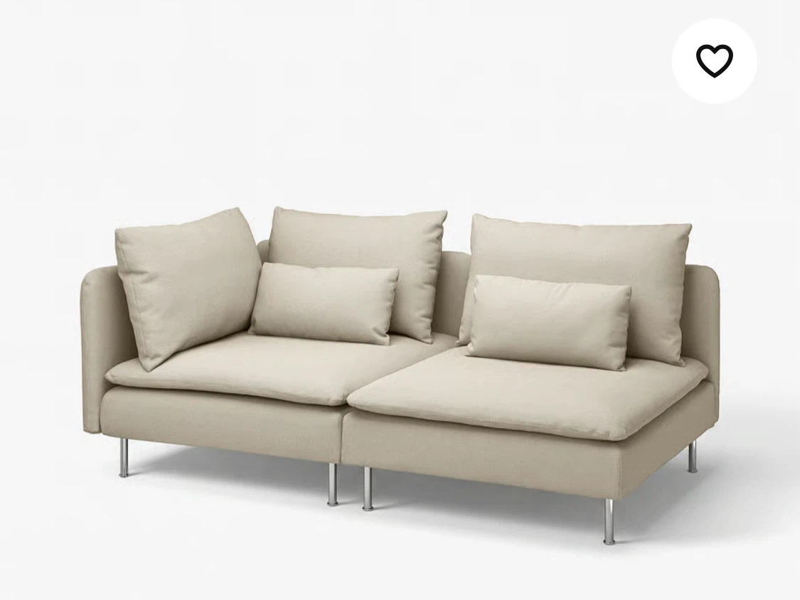 IKEA : SÖDERHAMN Beige Sofa