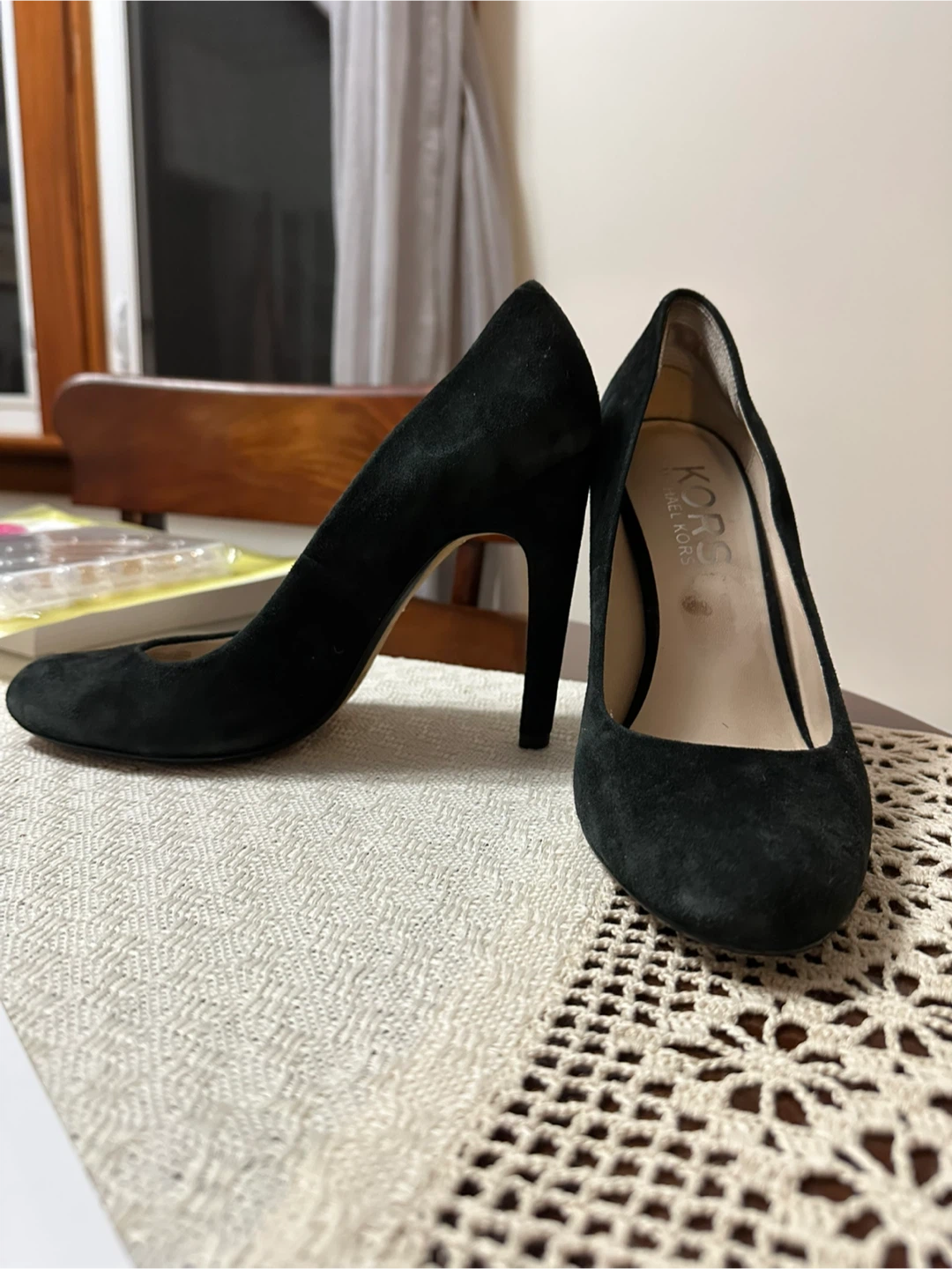 KORS Michael Kors Black Suede Pumps - photo 2