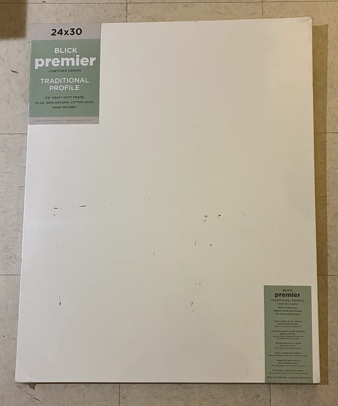 Blick Premier Traditional Stretched Canvas 24x30