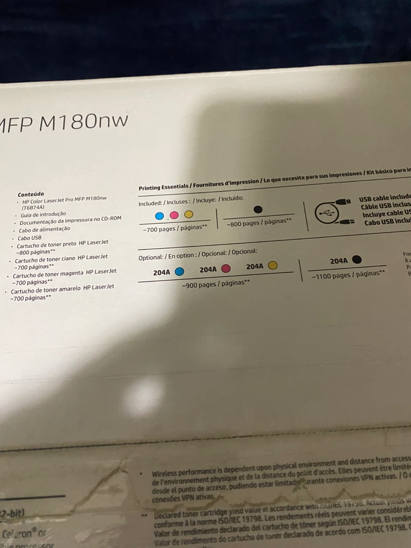 HP Color LaserJet Pro MFP M180nw Printer *** - photo 5