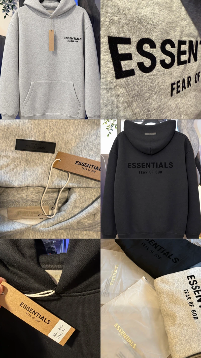 Essentials Fear of God Hoodie Size XL - photo 2