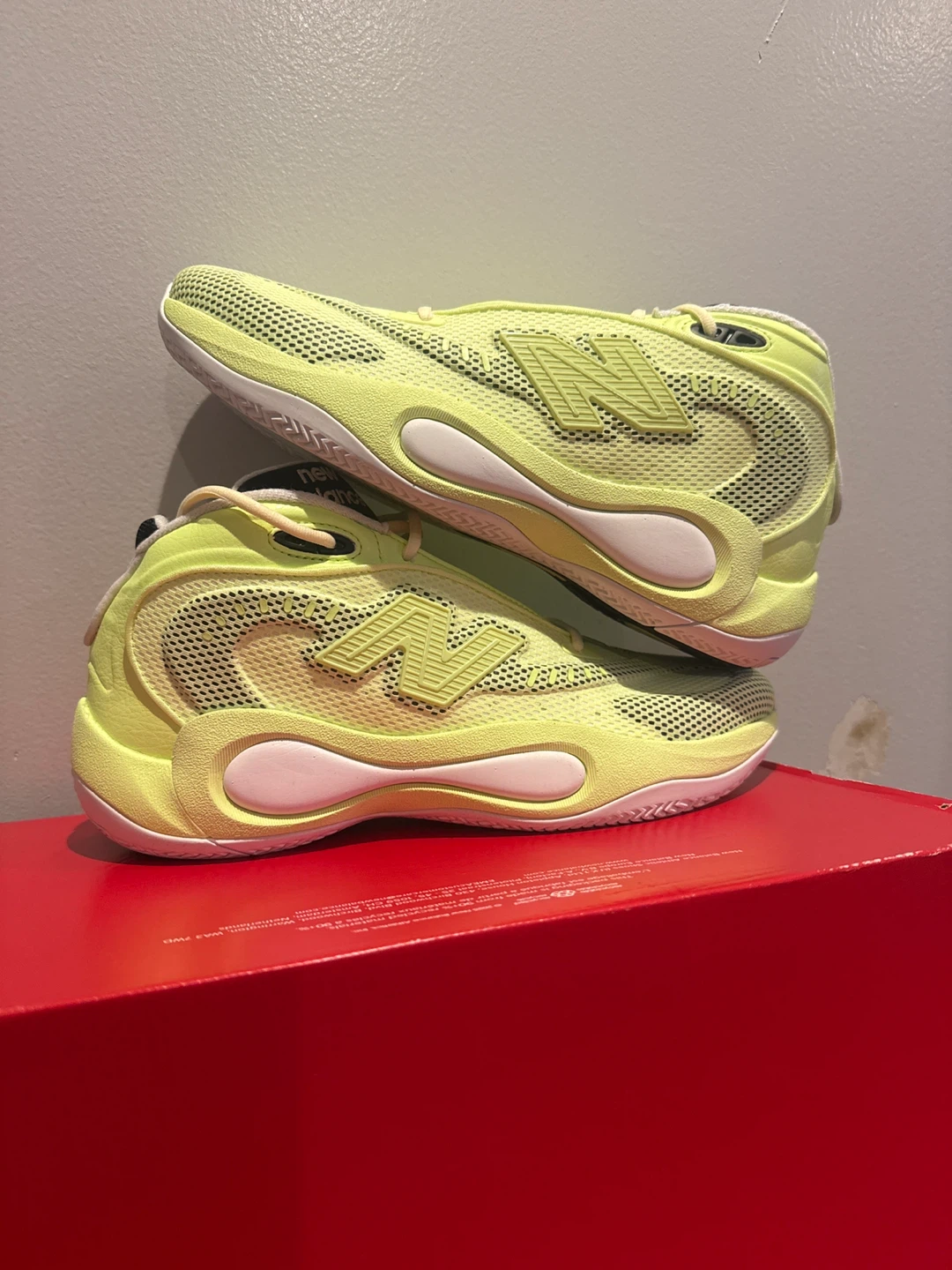 New Balance Fresh Foam BB Basketball Shoes, Neon Green - photo 3
