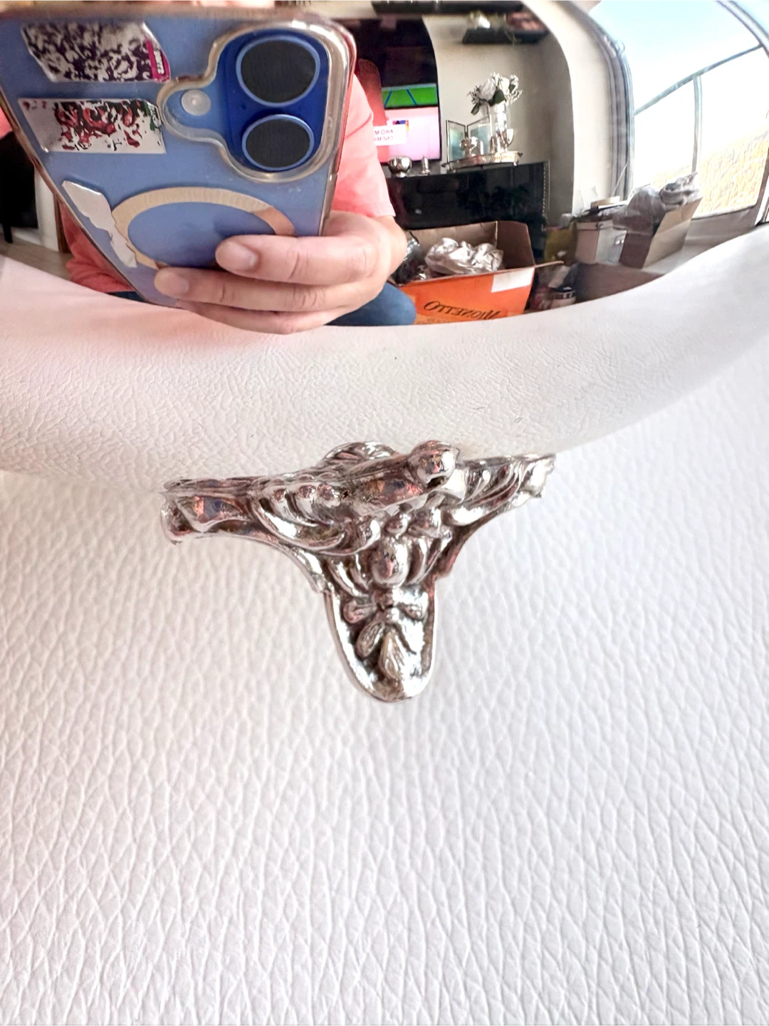 Silver-Tone Decorative Footed Bowl - photo 5