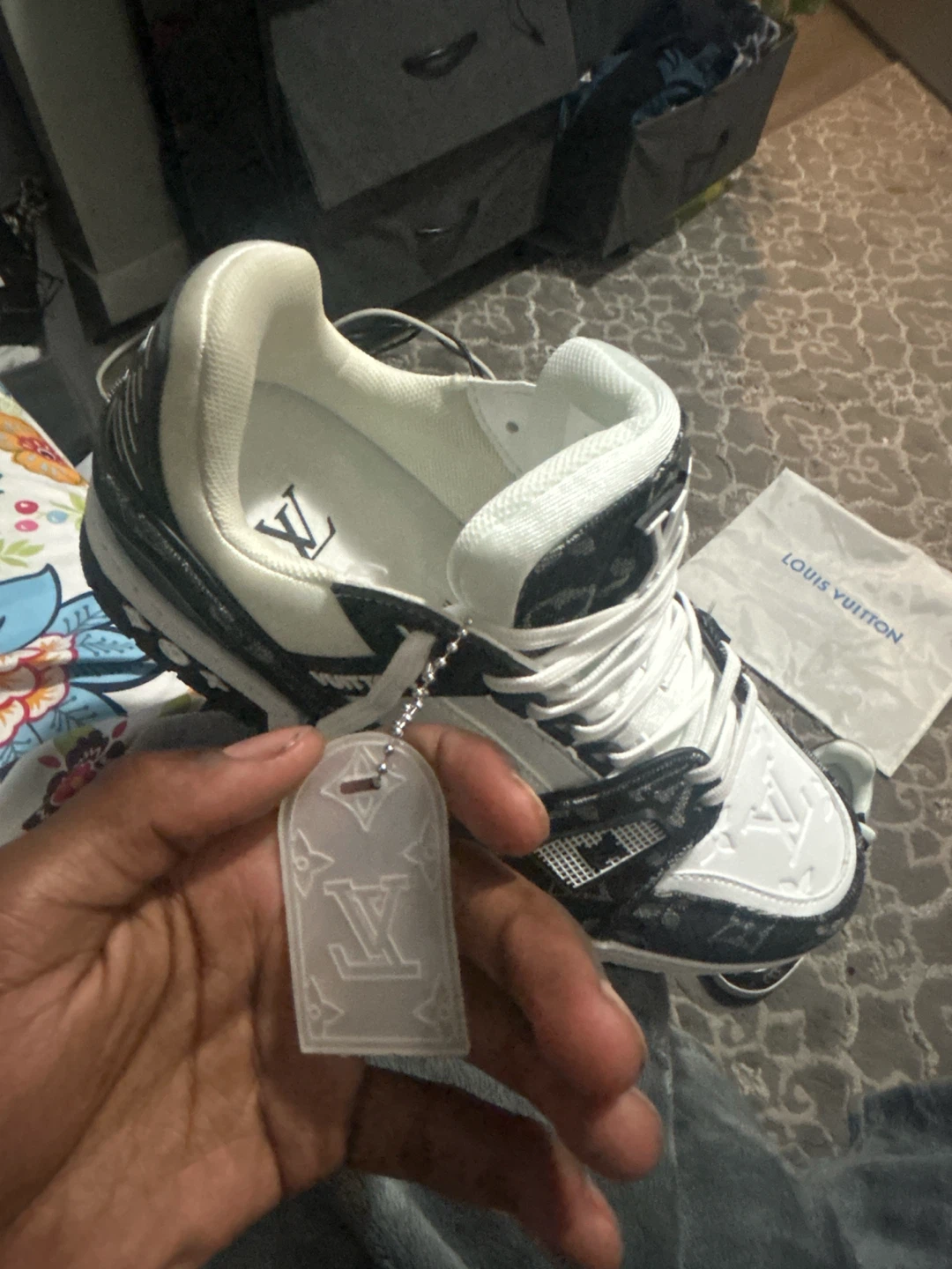 Rep Louis Vuitton LV Trainer Sneakers - photo 3