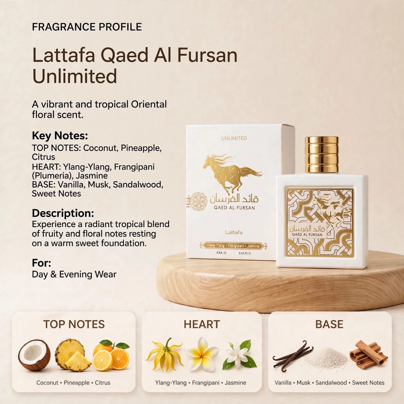 Lattafa Qaed Al Fursan Unlimited Perfume - photo 5