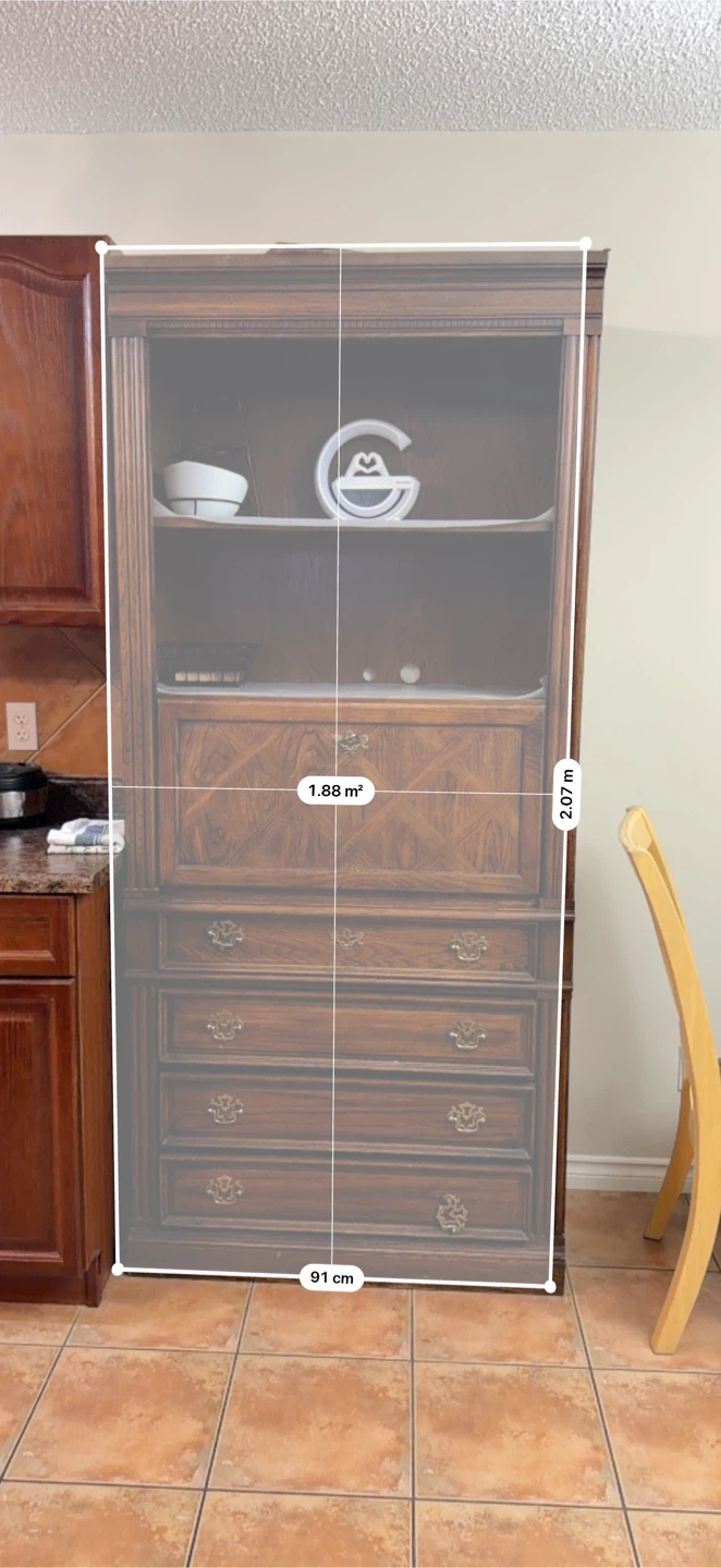 Vintage Oak Secretary Desk and Hutch - photo 2