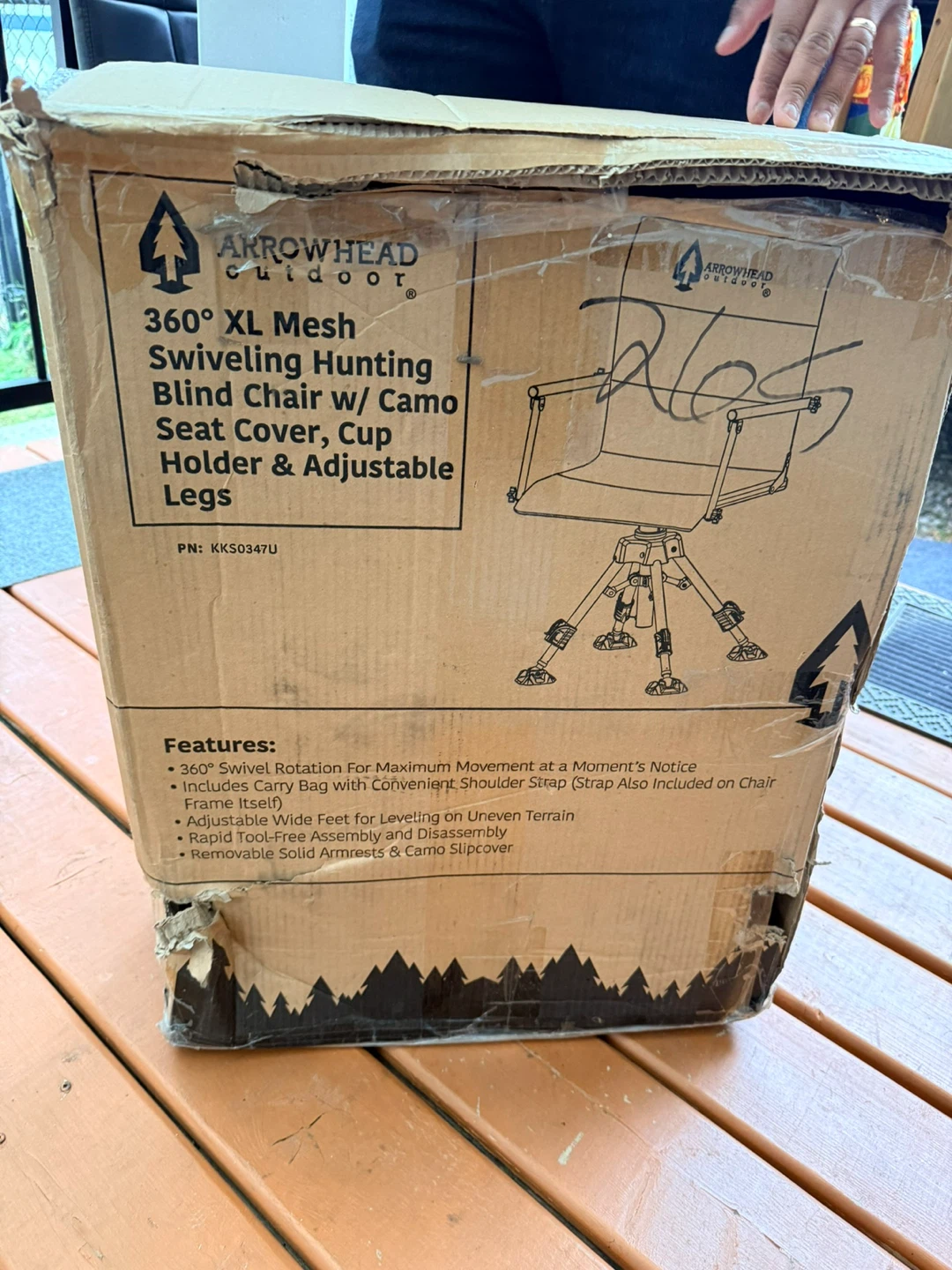 Arrowhead Outdoor 360 XL Swiveling Hunting Blind Chair