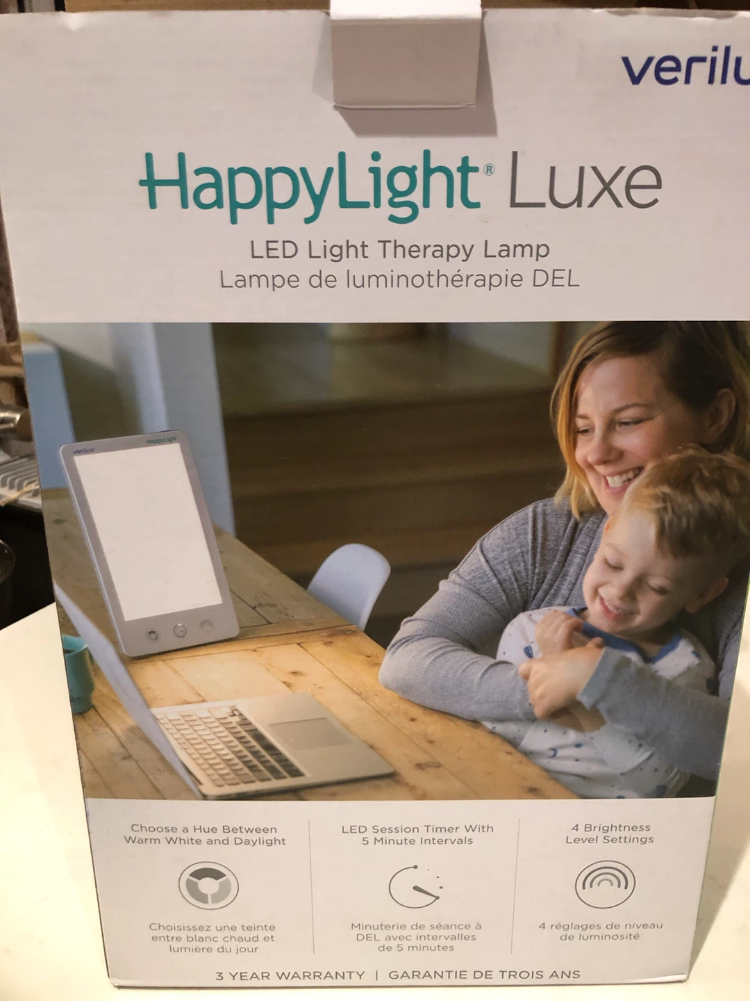 Verilux HappyLight Luxe LED Light Therapy Lamp