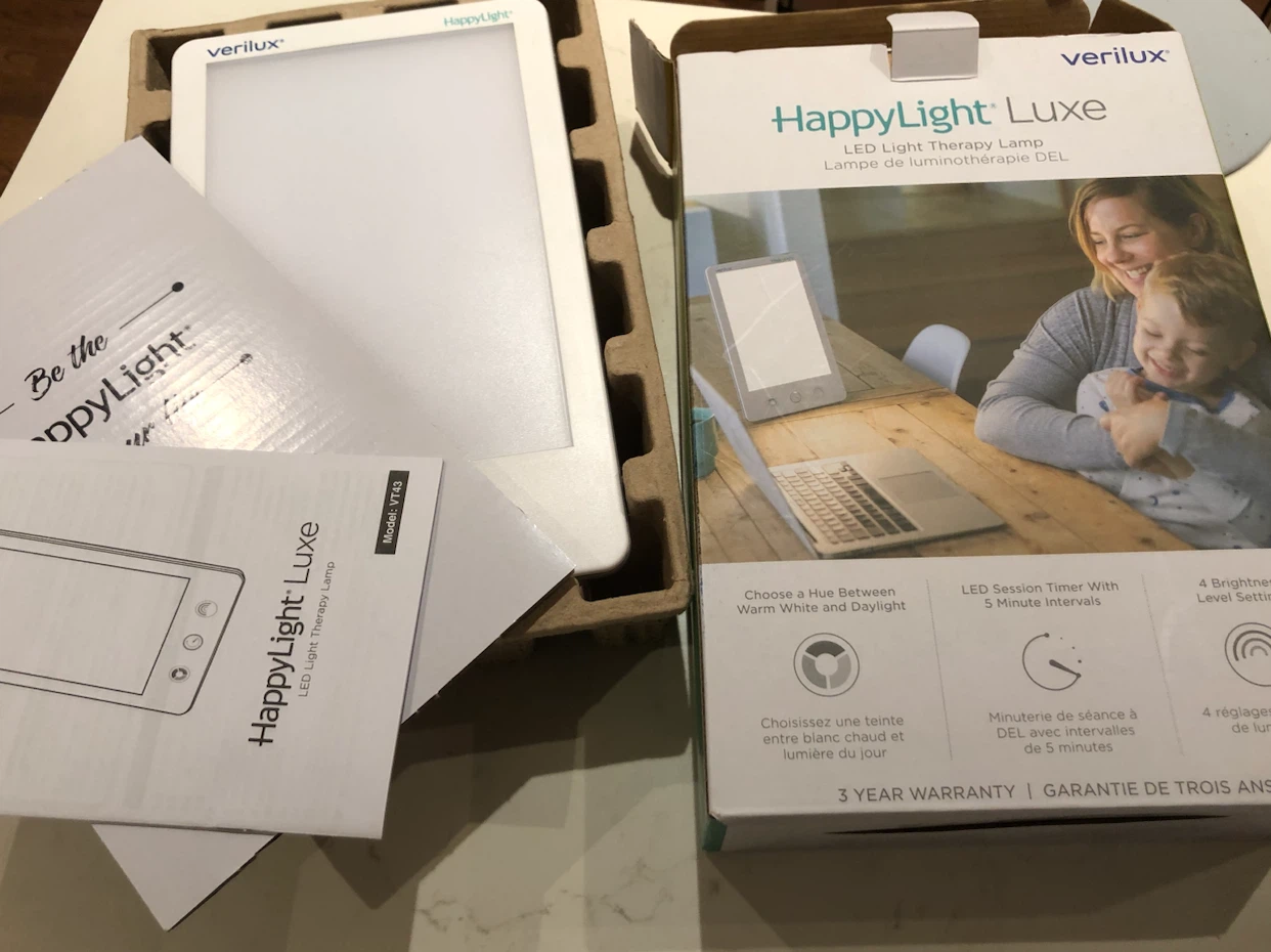 Verilux HappyLight Luxe LED Light Therapy Lamp - photo 3