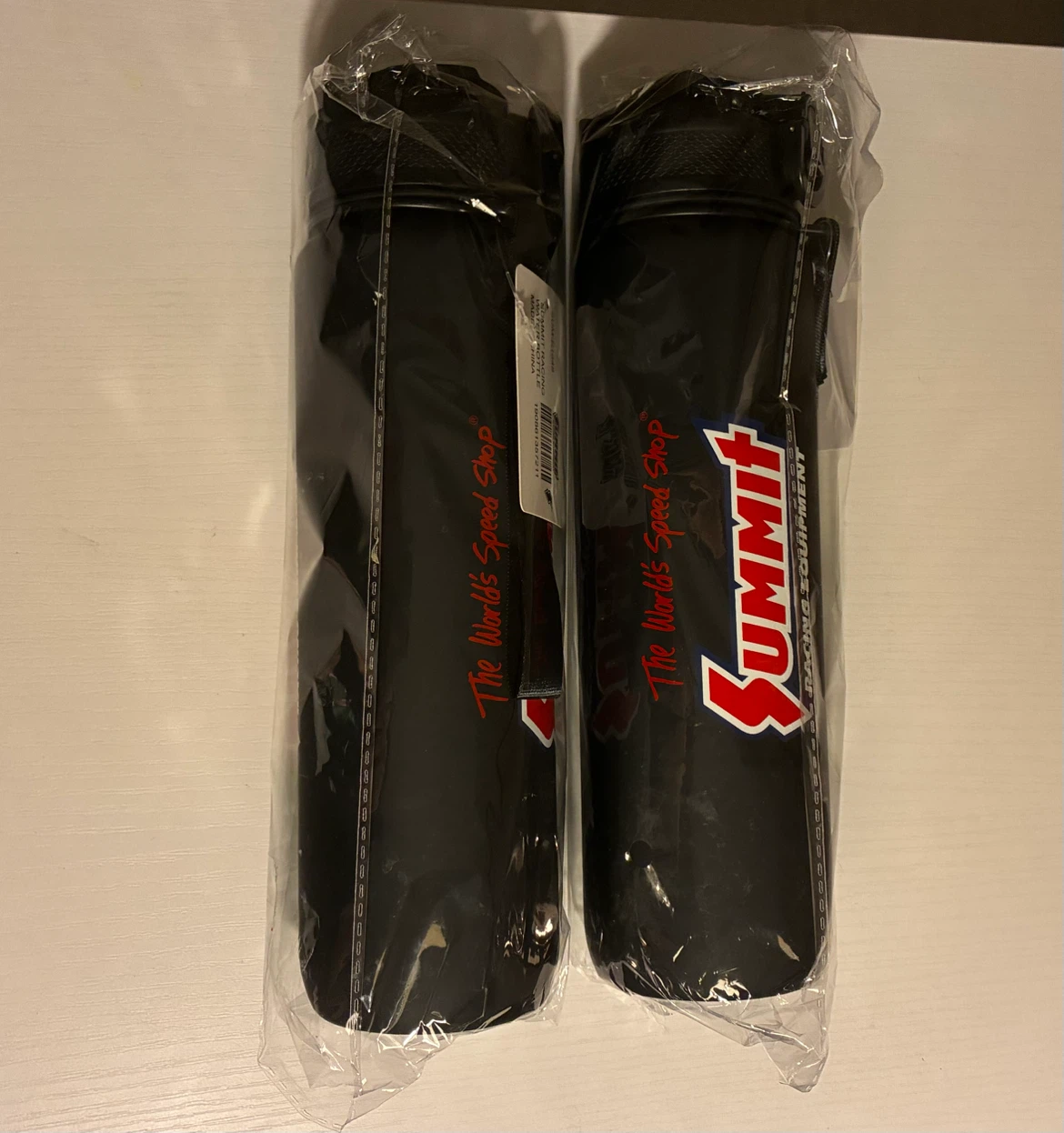 Two Summit Racing Water Bottles