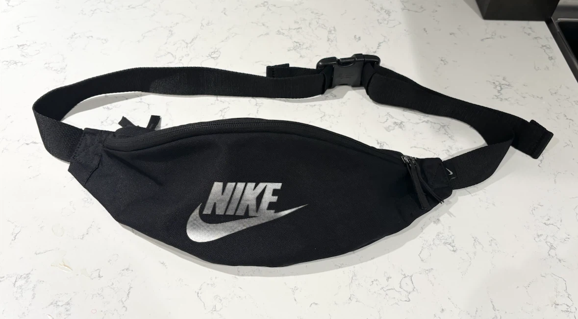 Nike Black Waist Bag or pack bag
