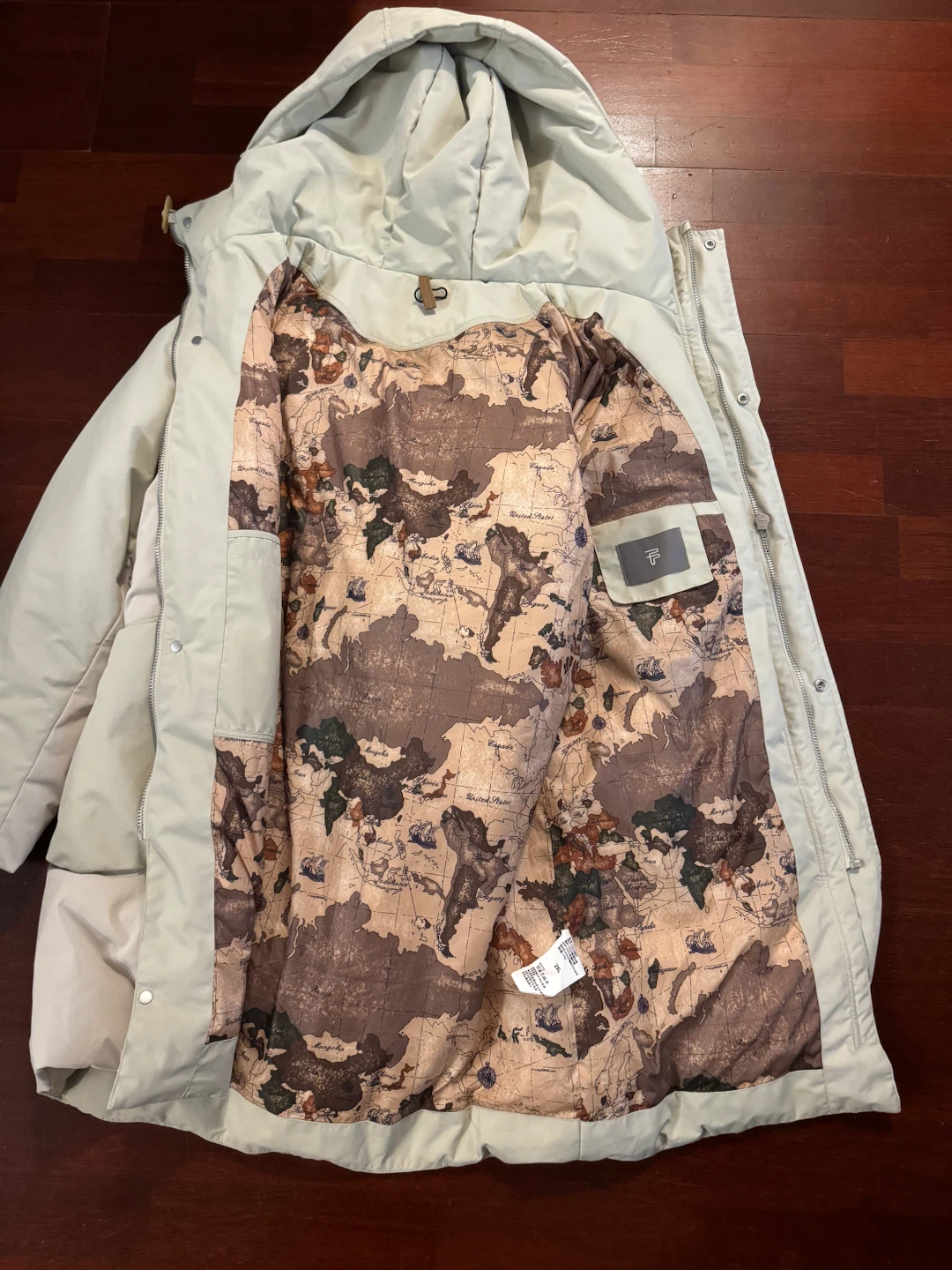 F-Logo Off-White Hooded Winter Parka - photo 3