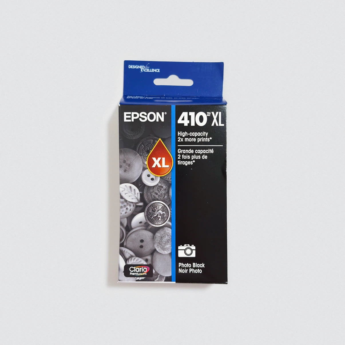 EPSON 410XL Photo Black High-Capacity Ink Cartridge, T410XL120