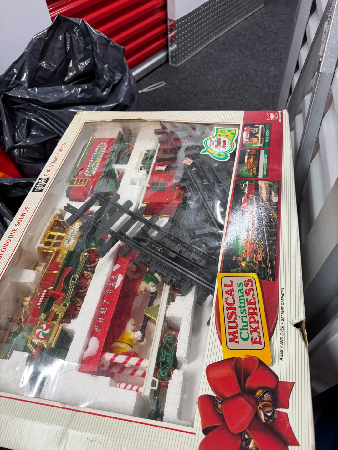 New Bright Musical Christmas Express Train Set
