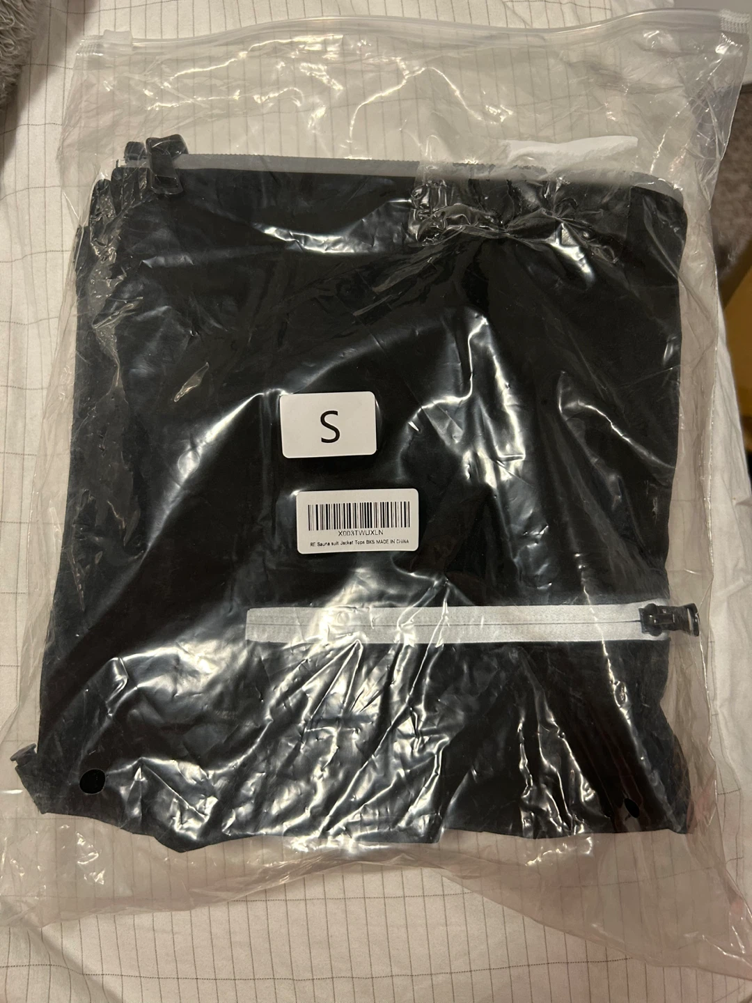 Sauna Sweat Jacket Black Size Small - photo 2