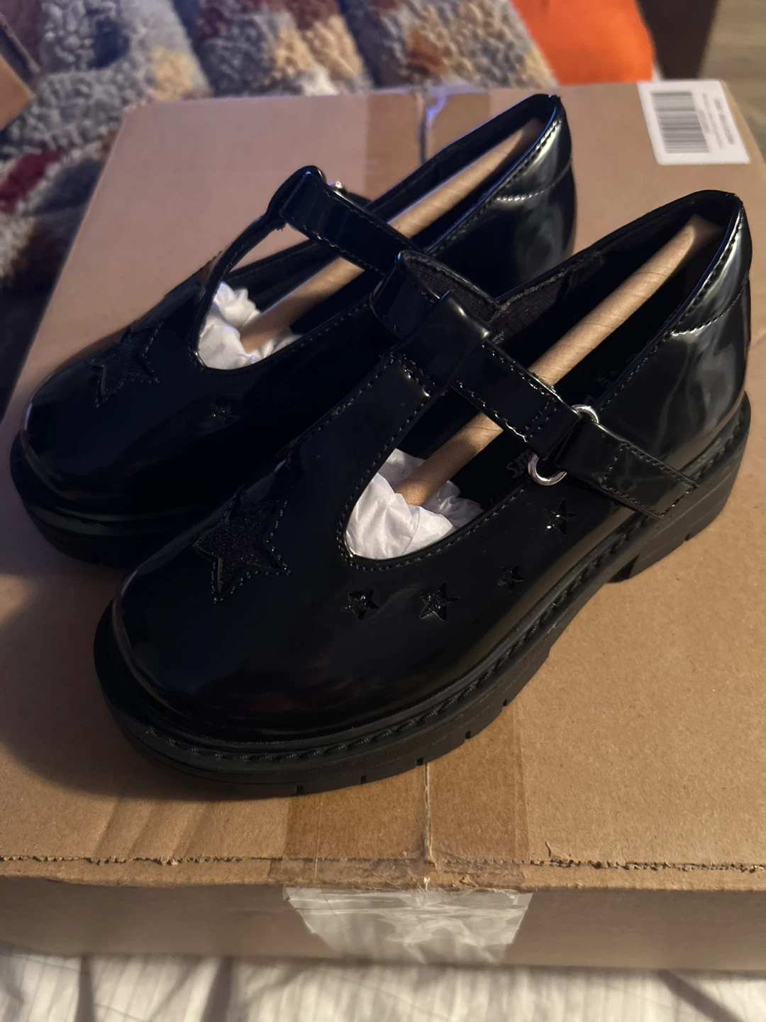 Dream Pairs Girls T-Strap Mary Jane Shoes Black Size 10 - photo 3