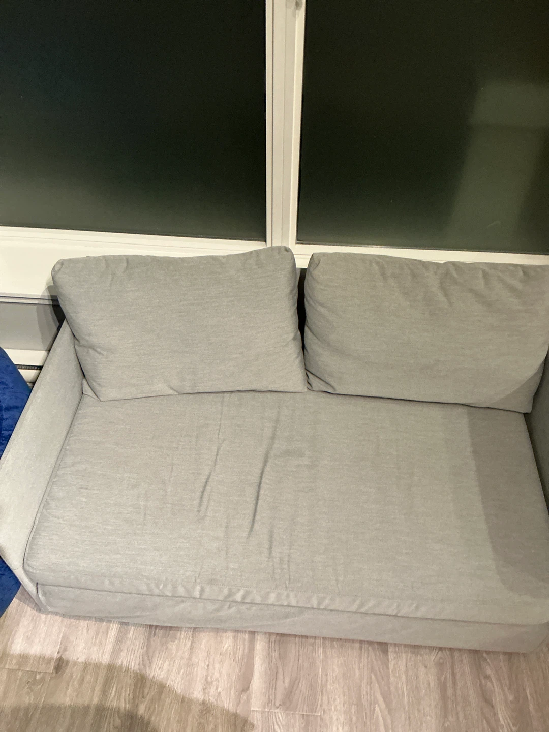 Grey Two-Seater Sofa - photo 3