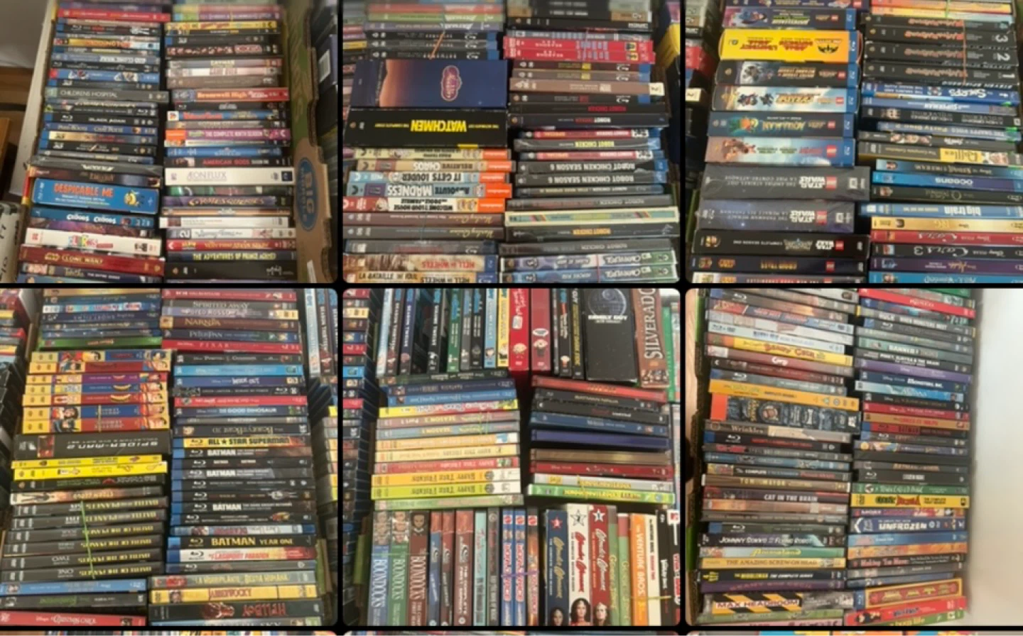 Movies Estate Clearance: DVD Blu Ray VHS Sat Oct 17