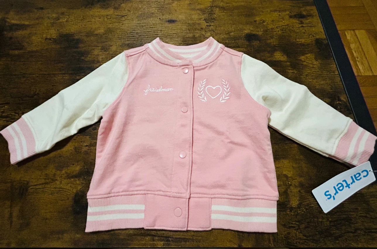 Carter's Pink Varsity Jacket - photo 3