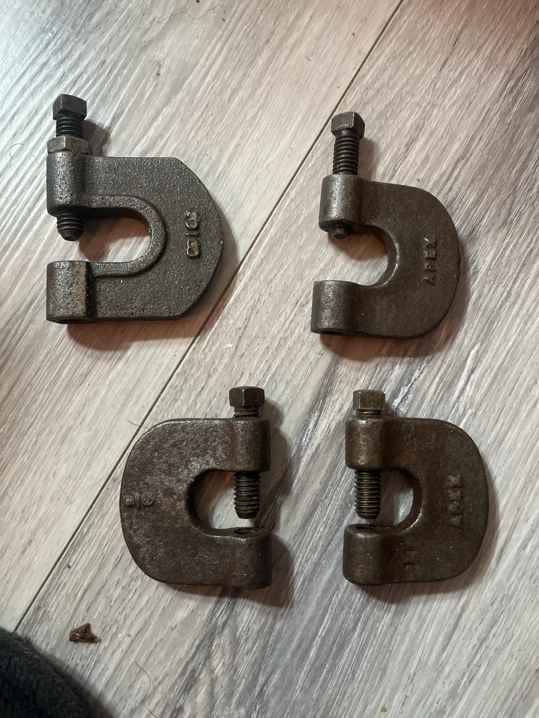 Set of 4 Apex C-Clamps
