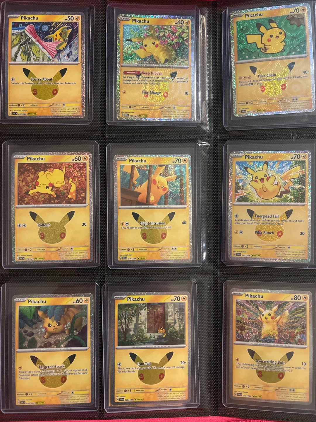 Pokémon 30th Celebration Pikachu Cards - photo 3