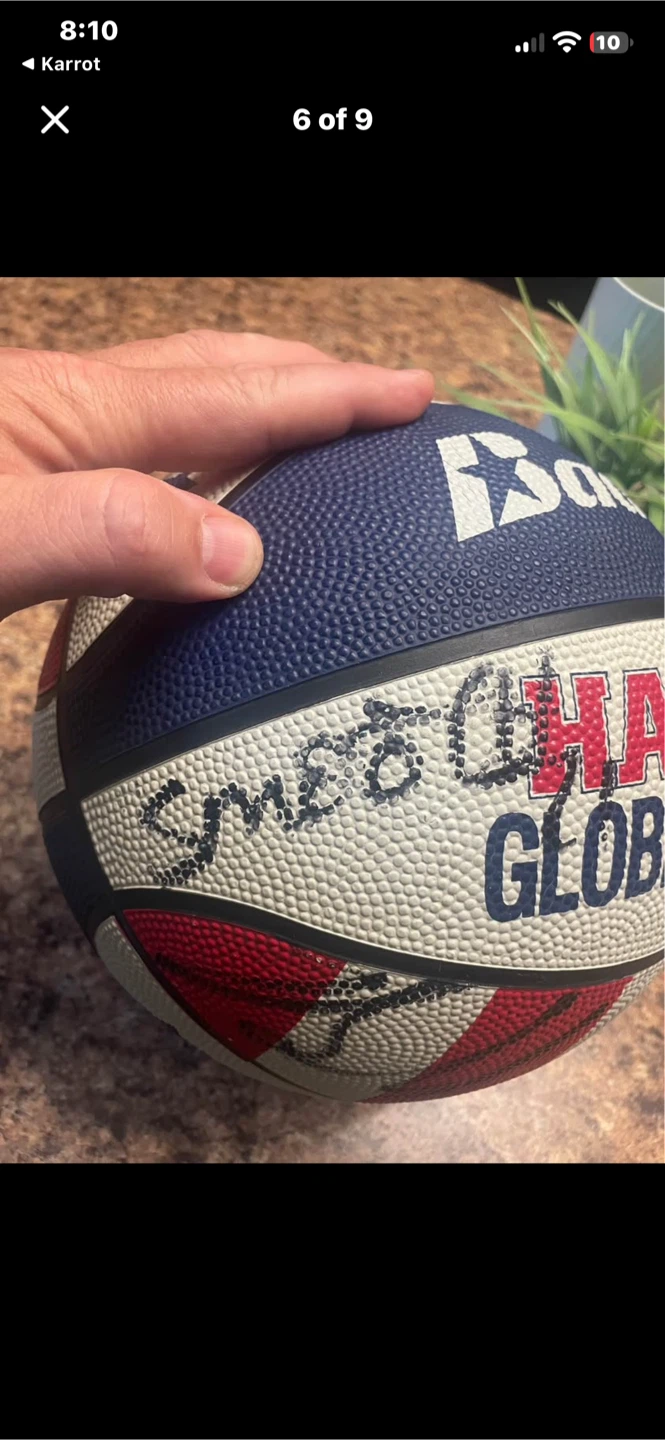 Harlem Globetrotters Autographed Basketball - photo 5