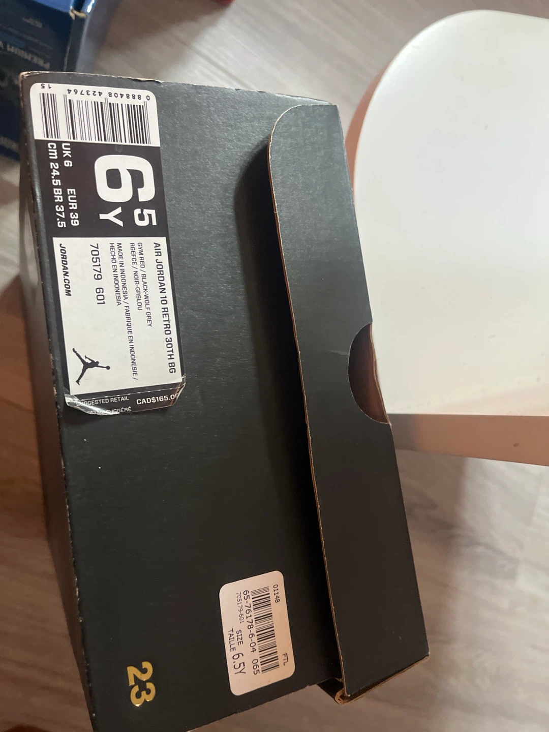 Air Jordan 10 Retro 30th BG Gym Red Size 6.5Y