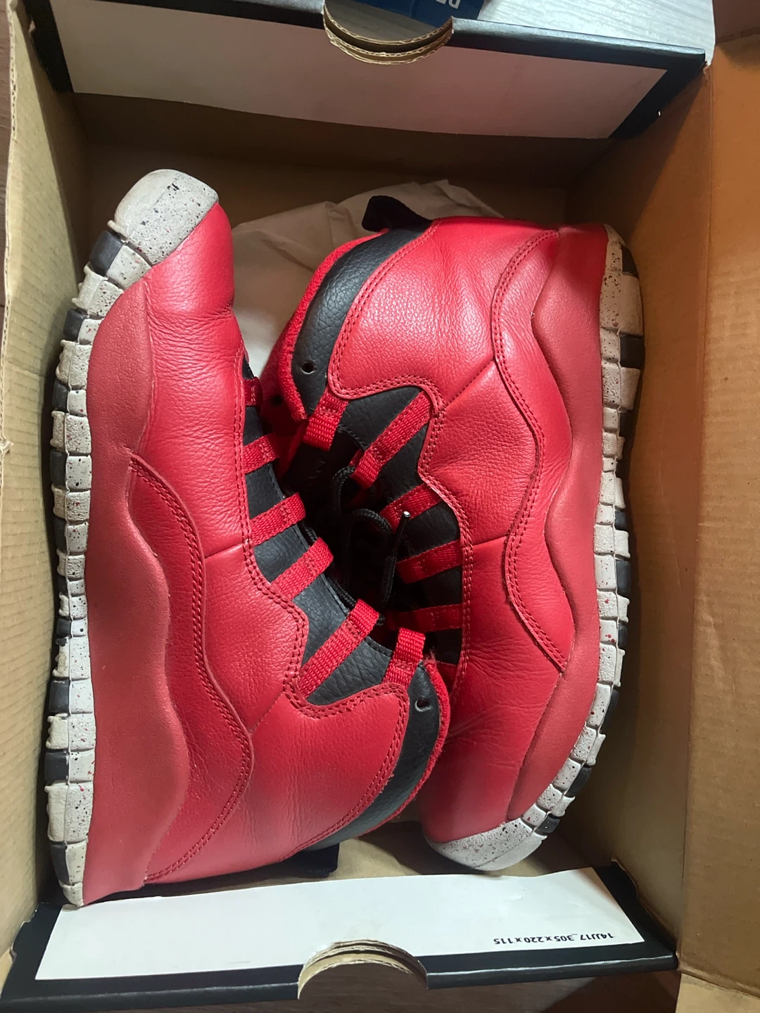 Air Jordan 10 Retro 30th BG Gym Red Size 6.5Y - photo 3