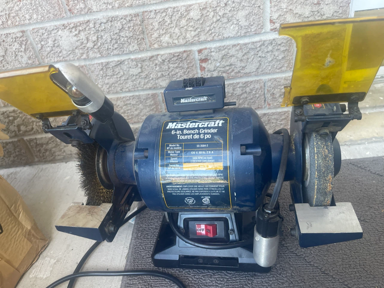 Mastercraft 6-inch Bench Grinder - photo 3